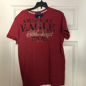 American eagle Faded Burgundy Tee Vintage look